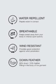 ABSTRACT PRINT PUFFER JACKET - Image 3