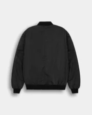 Men’s Black Bomber Jacket - Image 4